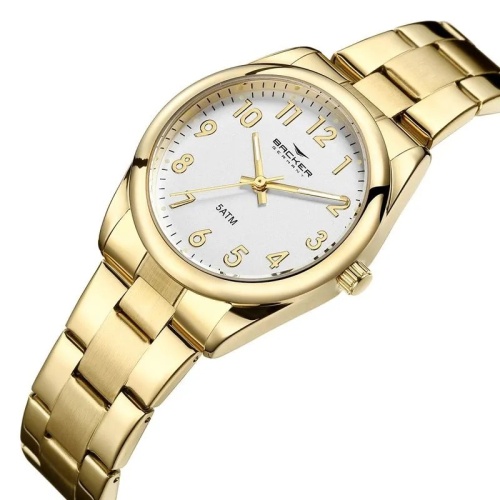 Relgio Backer Feminino 10285145f Br Clssico Dourado